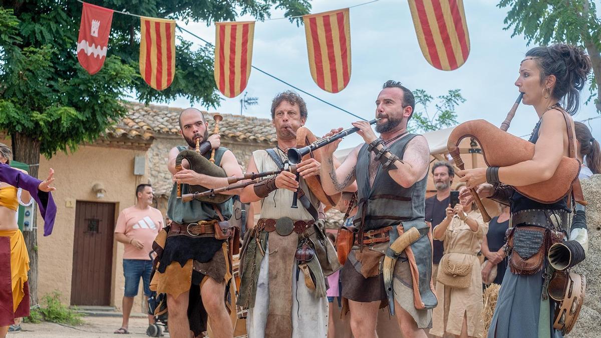 Els Berros de la Cort en una edició anterior del Mercat Medieval de Castell d'Aro