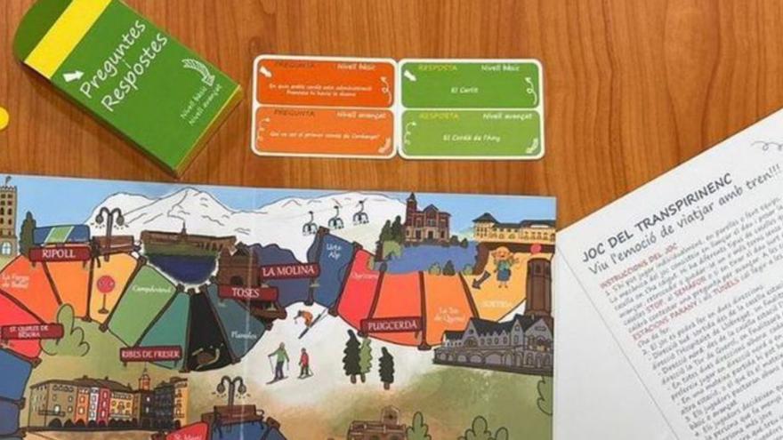 La Cerdanya edita un joc sobre el centenari de l’arribada del tren