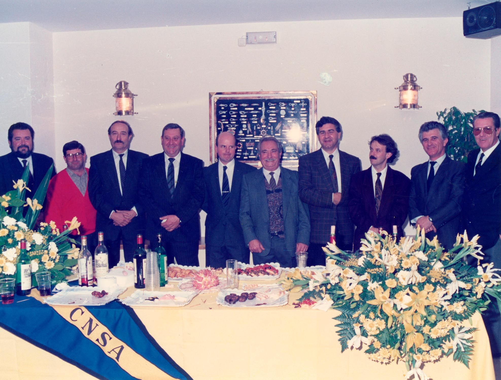 Inauguración sede social anterior, en 1991.