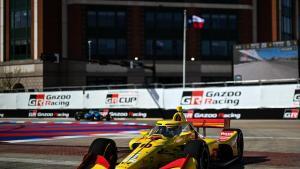 Álex Palou rodando en Arlington