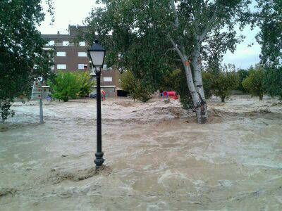 Fotogalería: Lluvias torrenciales en Aragón