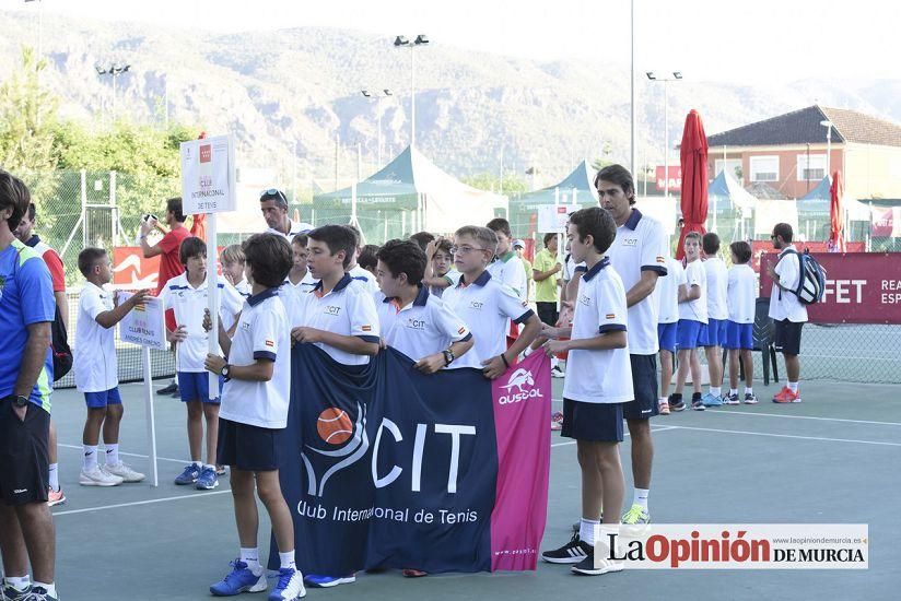 Inauguración del Campeonato Nacional de Tenis Alevín en el Club Cordillera