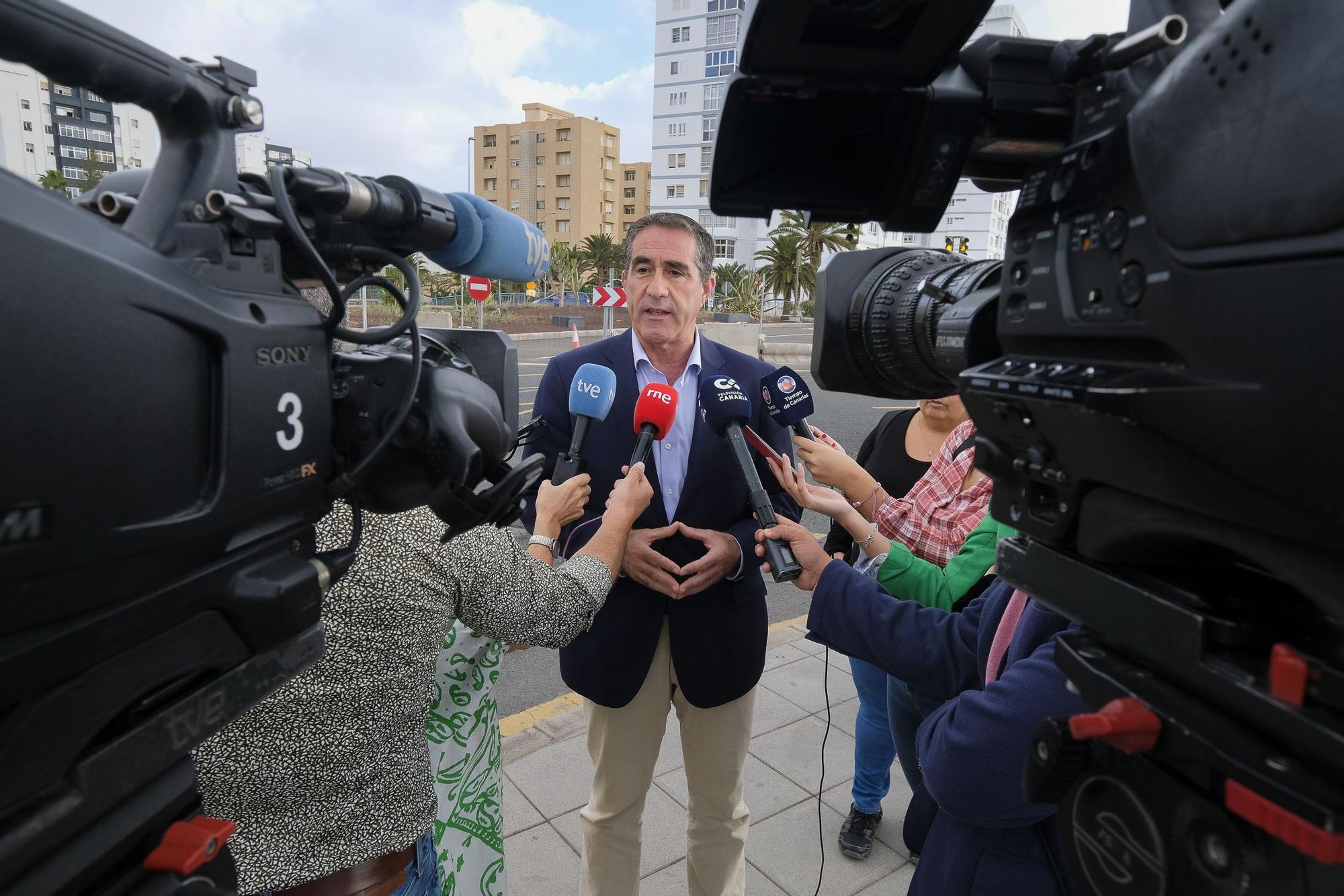 Un día de campaña electoral con Francis Candil, candidato de CC a la Alcaldía del Ayuntamiento de Las Palmas de Gran Canaria