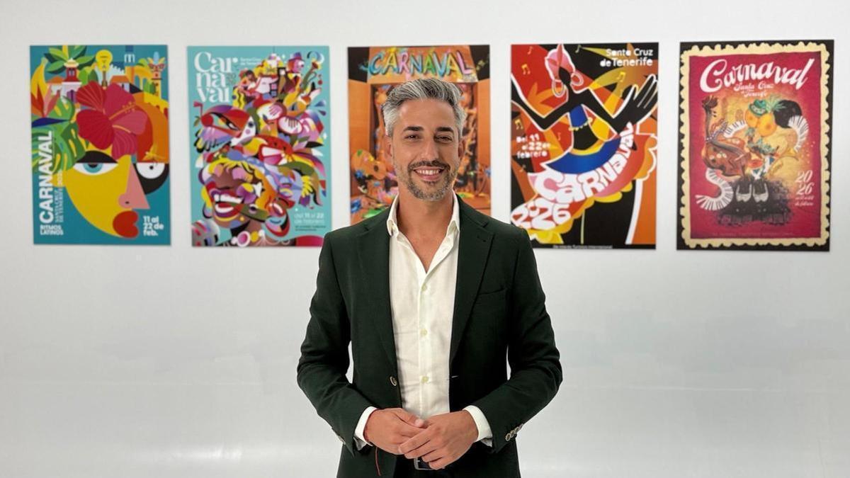Javier Caraballero, concejal de Fiestas en Santa Cruz de Tenerife.