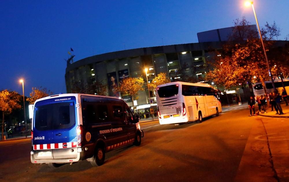 Acció de Tsunami Democràtic al Camp Nou