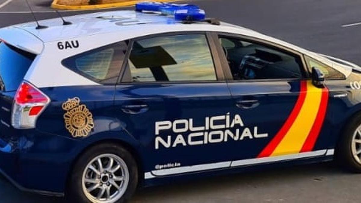 Un vehículo patrulla de la Policía Naciona.