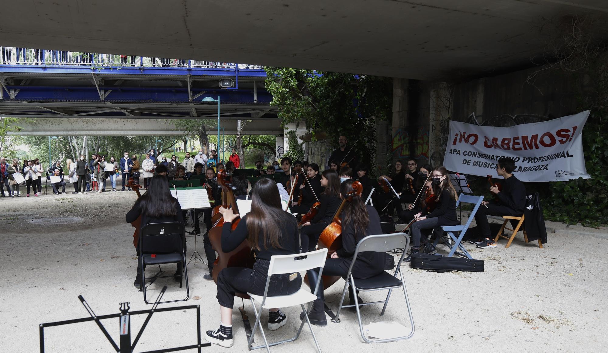 Concierto reivindicativo por un Conservatorio Profesional de Música de Zaragoza "de verdad"