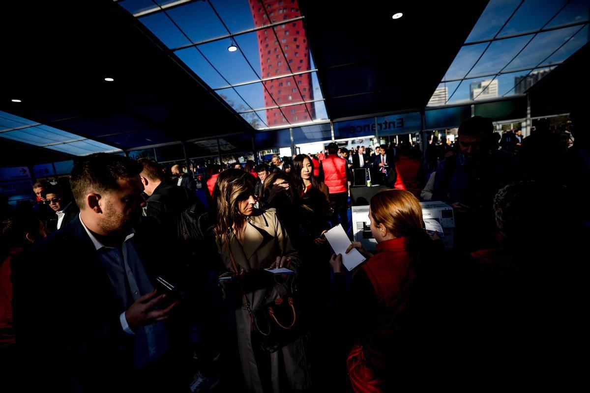 Inauguración del Mobile World Congress en la Fira de Barcelona