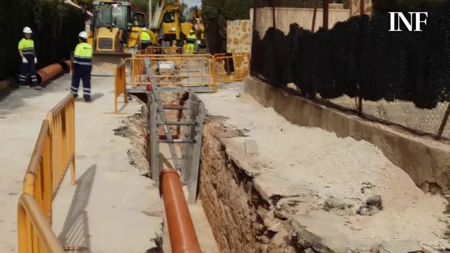 La cuarta fase del alcantarillado de Peña de las Águilas llegará en primavera