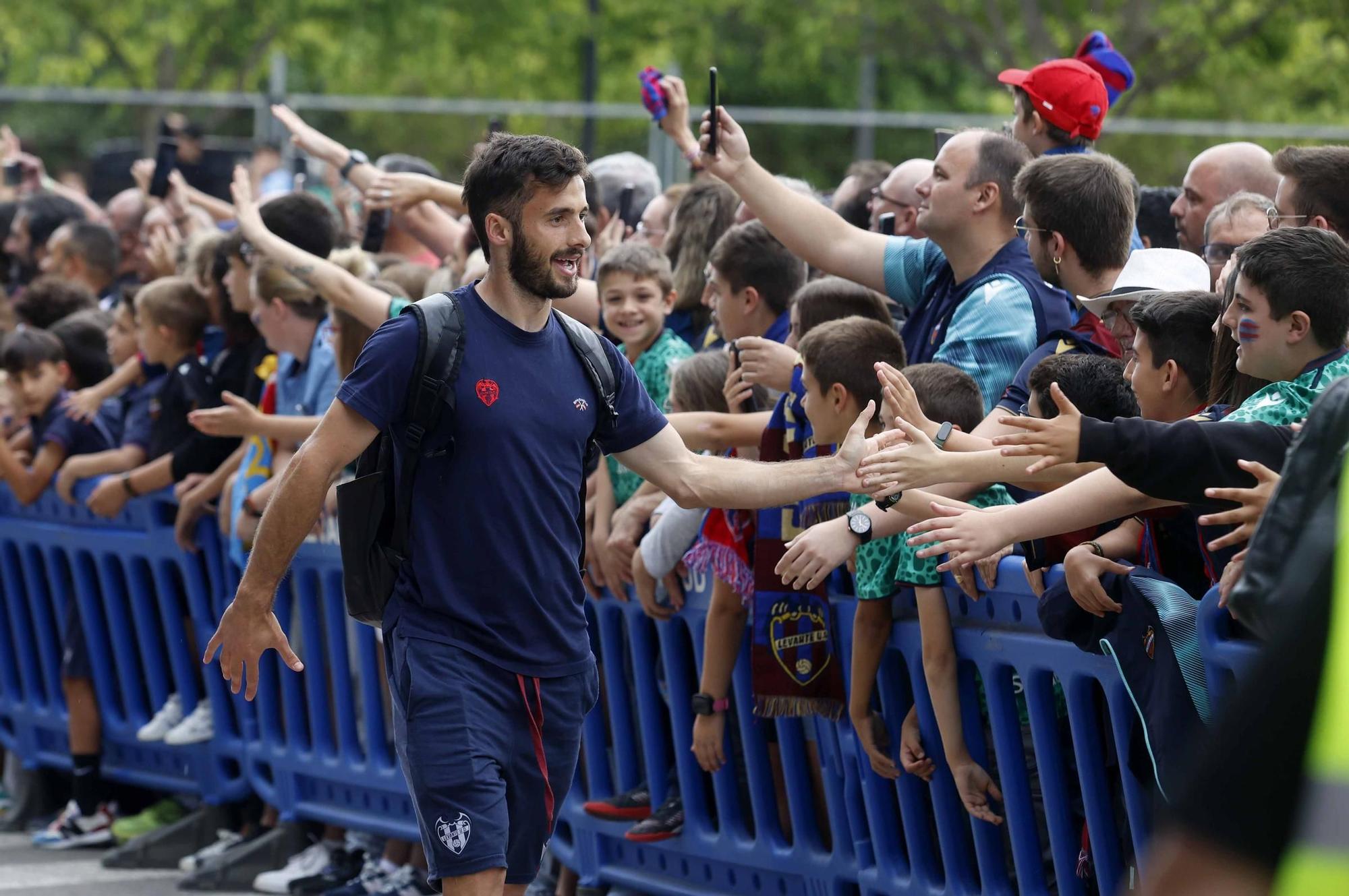 Recepción al Levante antes de enfrentarse al Albacete