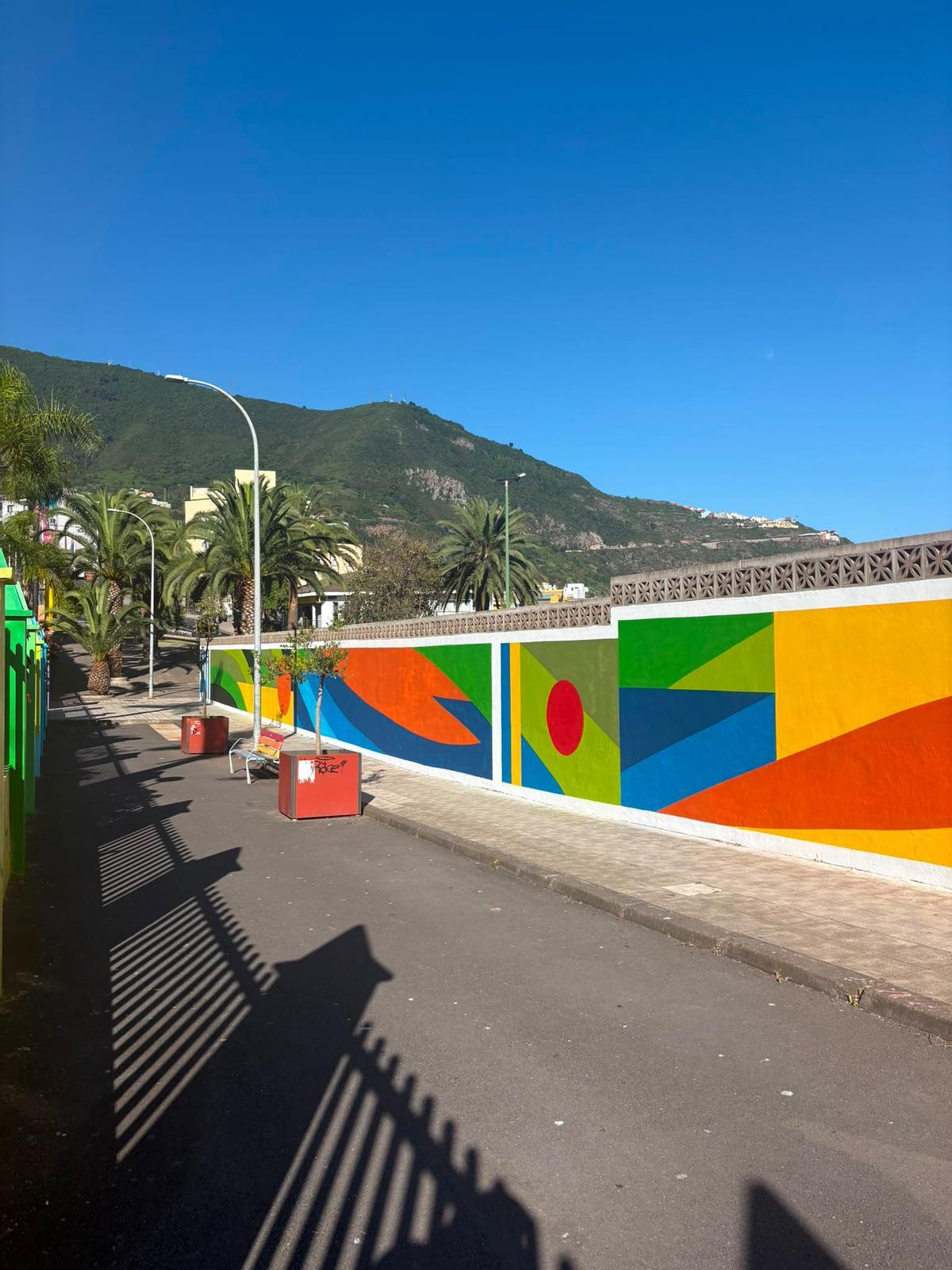 El nuevo mural de Los Realejos.
