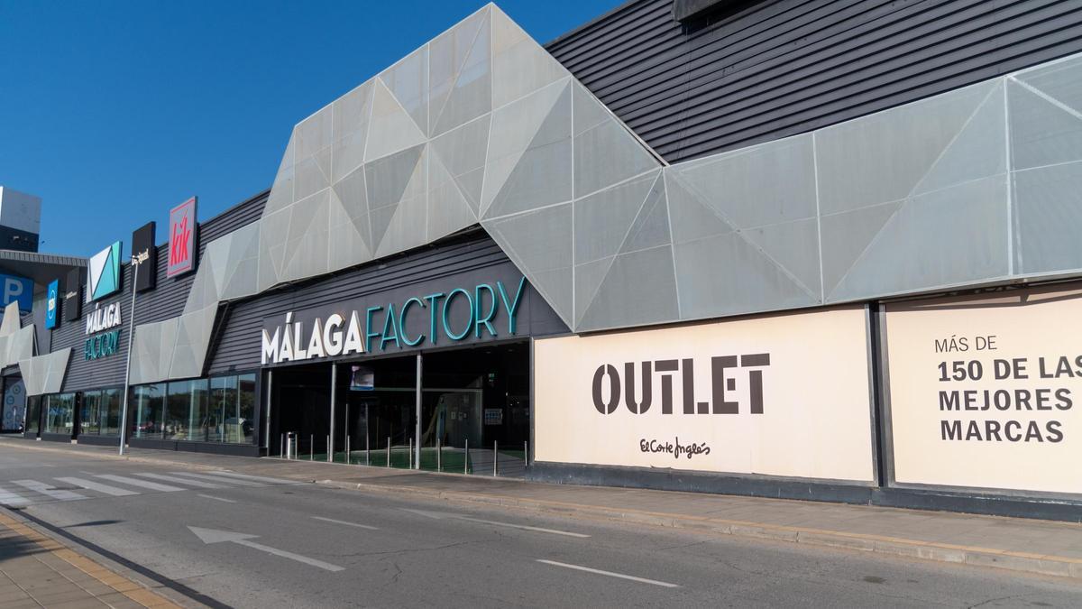 Fachada del centro comercial Málaga Factory