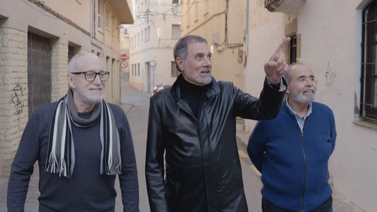 Josep Maria Mainat, Toni Cruz y Miquel Àngel Pasqual, los tres integrantes de La Trinca.