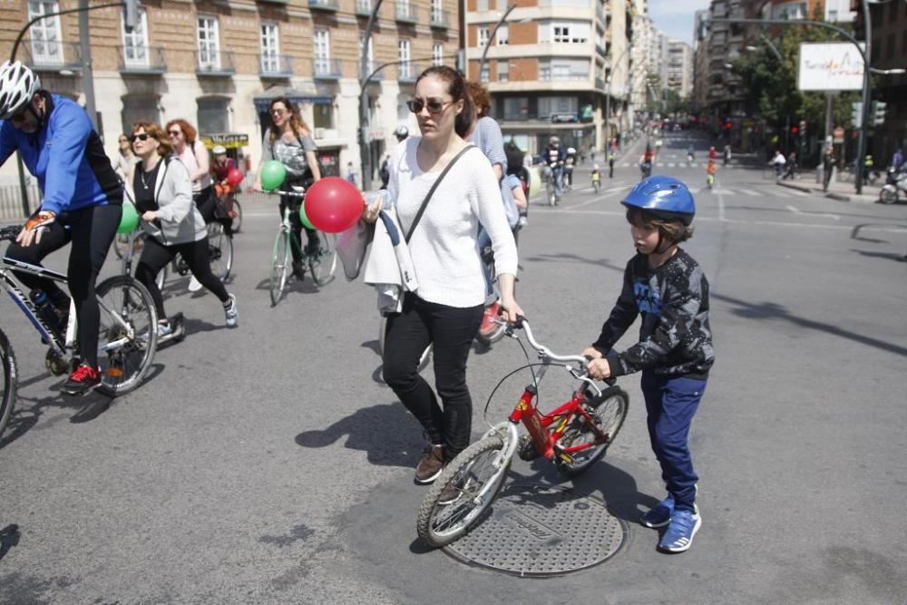 'Bicifestación' en Murcia