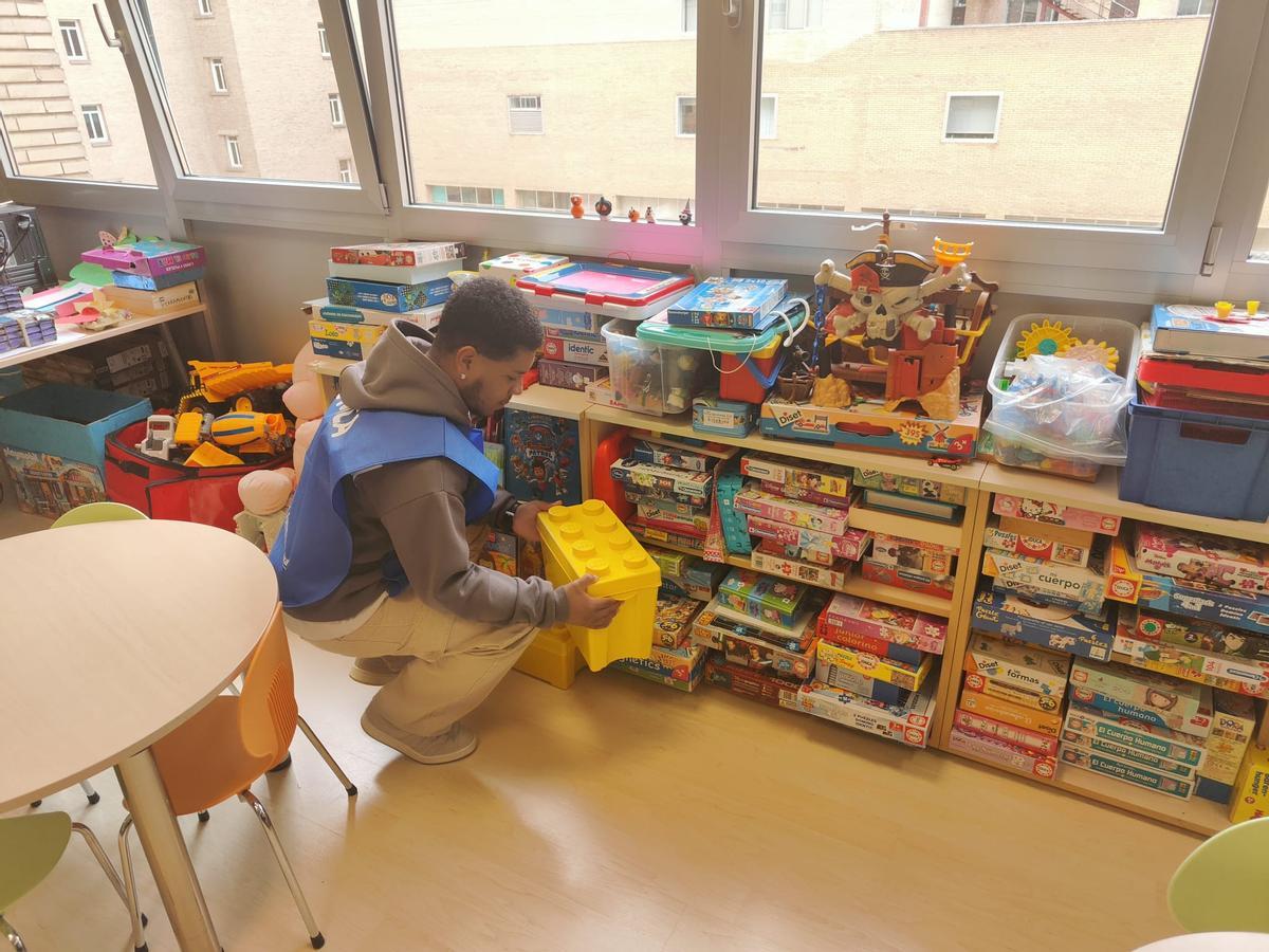 'Ocio hospitalario', uno de los proyectos aragoneses finalistas.