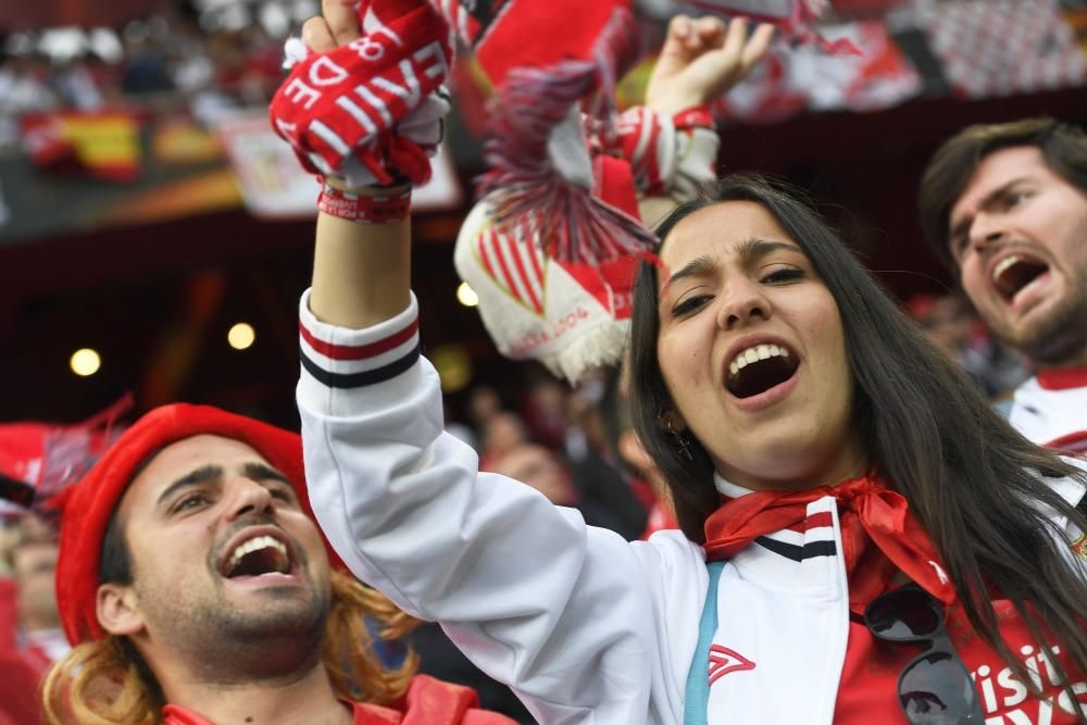 Las mejores imágenes de la final entre el Liverpool y el Sevilla.