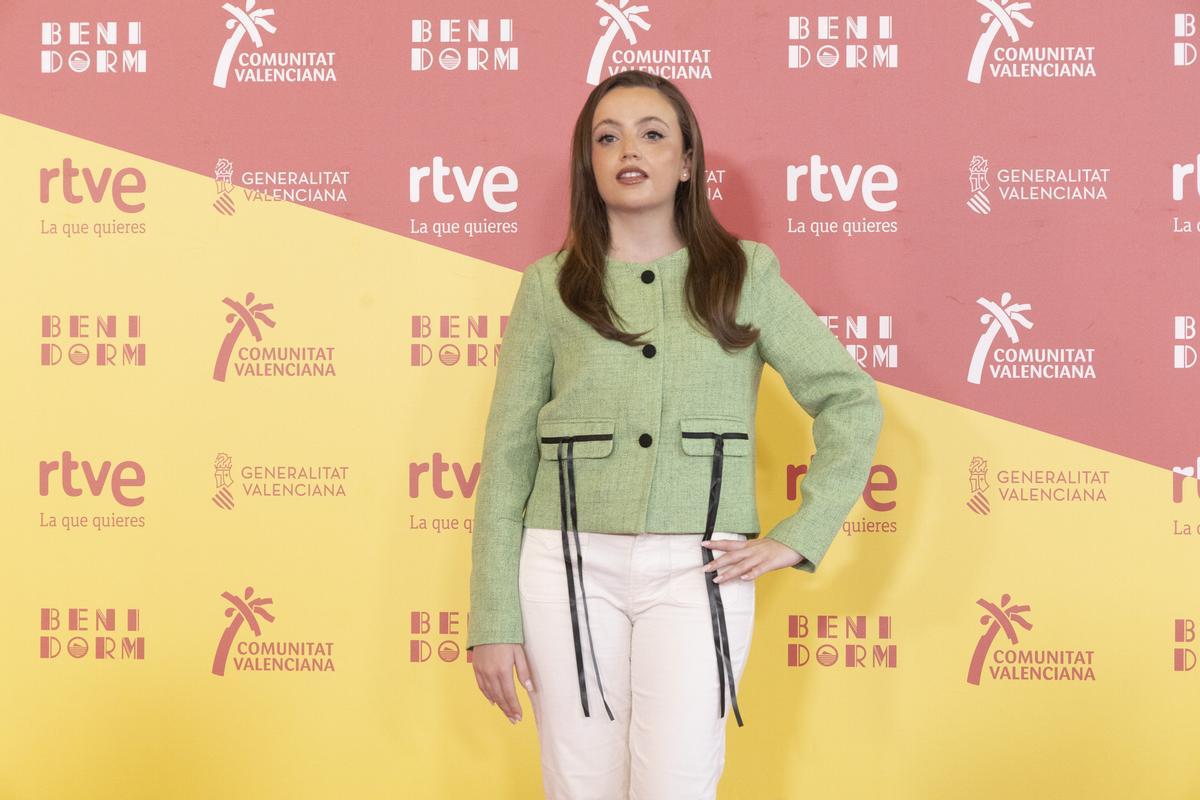 Asha, participante del Benidorm Fest, el pasado fin de semana.