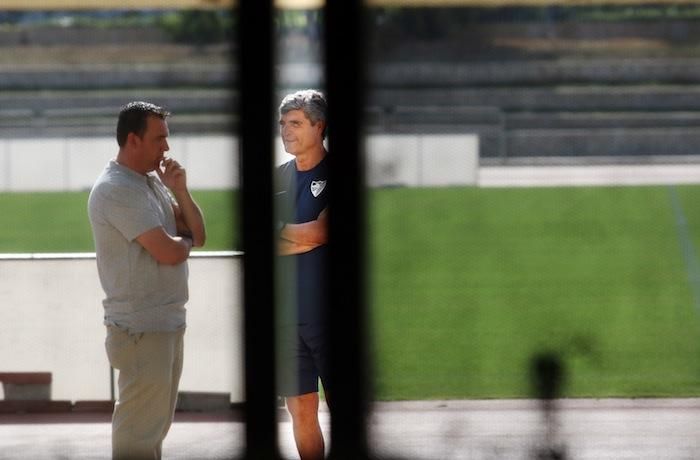 Primer entrenamiento del Málaga CF con Juande Ramos