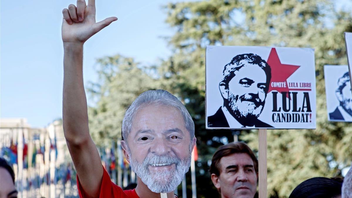 lula presenta su candidatura a la presidencia