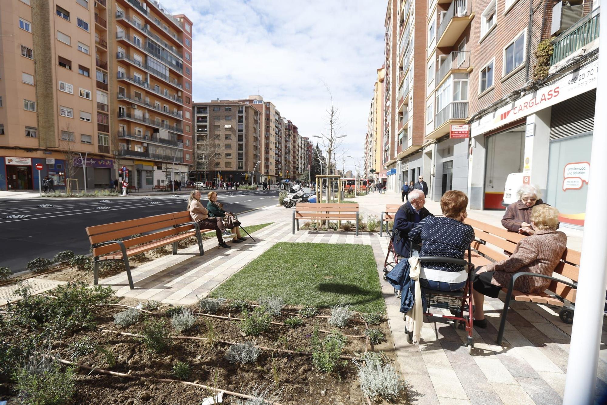 Así ha quedado la avenida Navarra de Zaragoza tras la reforma