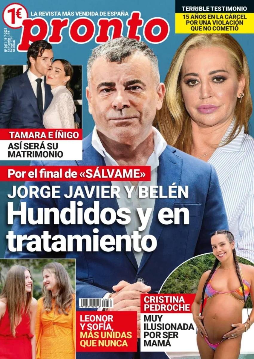 Portada revista Pronto del 10 de julio de 2023