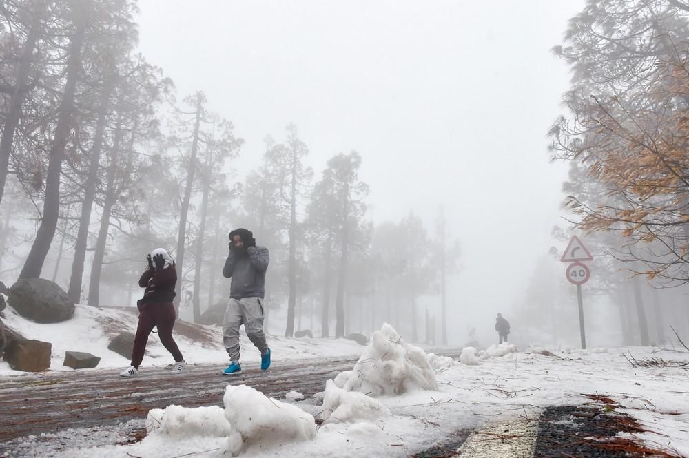 Nieve en Gran Canaria (01/02/2018)