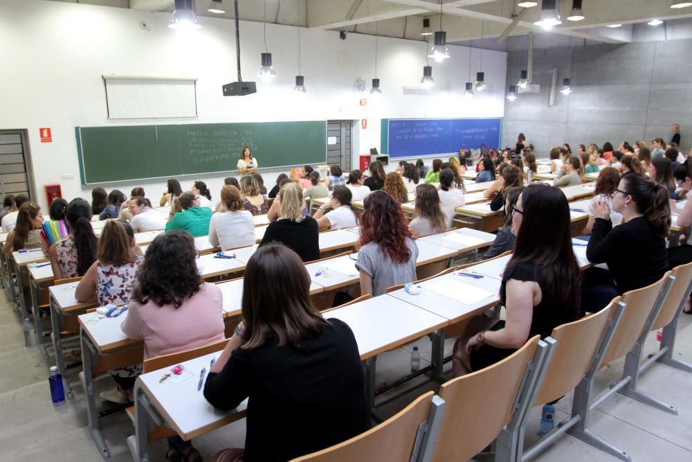 Aspirantes en uno de los tribunales de Cartagena