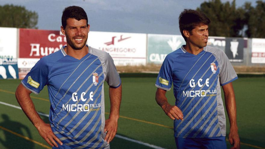 Javi Ballesteros y Manu Arias, dos de los veteranos del nuevo GCE Villaralbo.