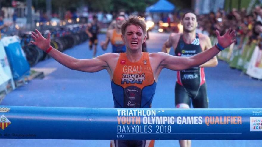 Banyoles corona Grau i Alonso campions d´Espanya de triatló