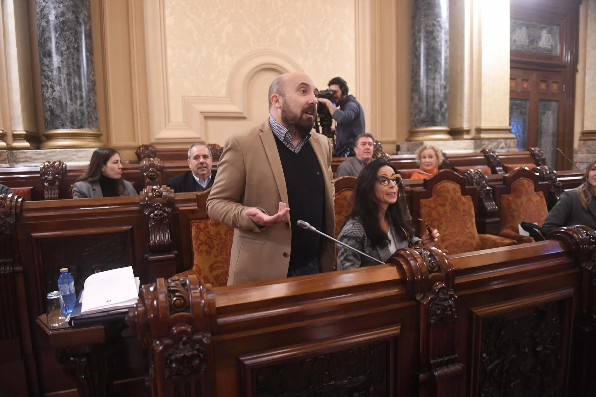 Pleno bronco en A Coruña