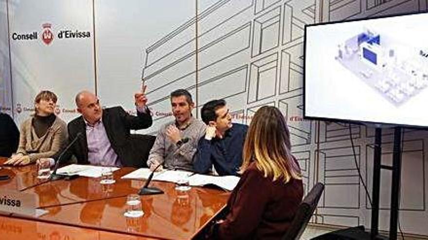 Momento de la presentación de la presencia de Eivissa en Fitur.