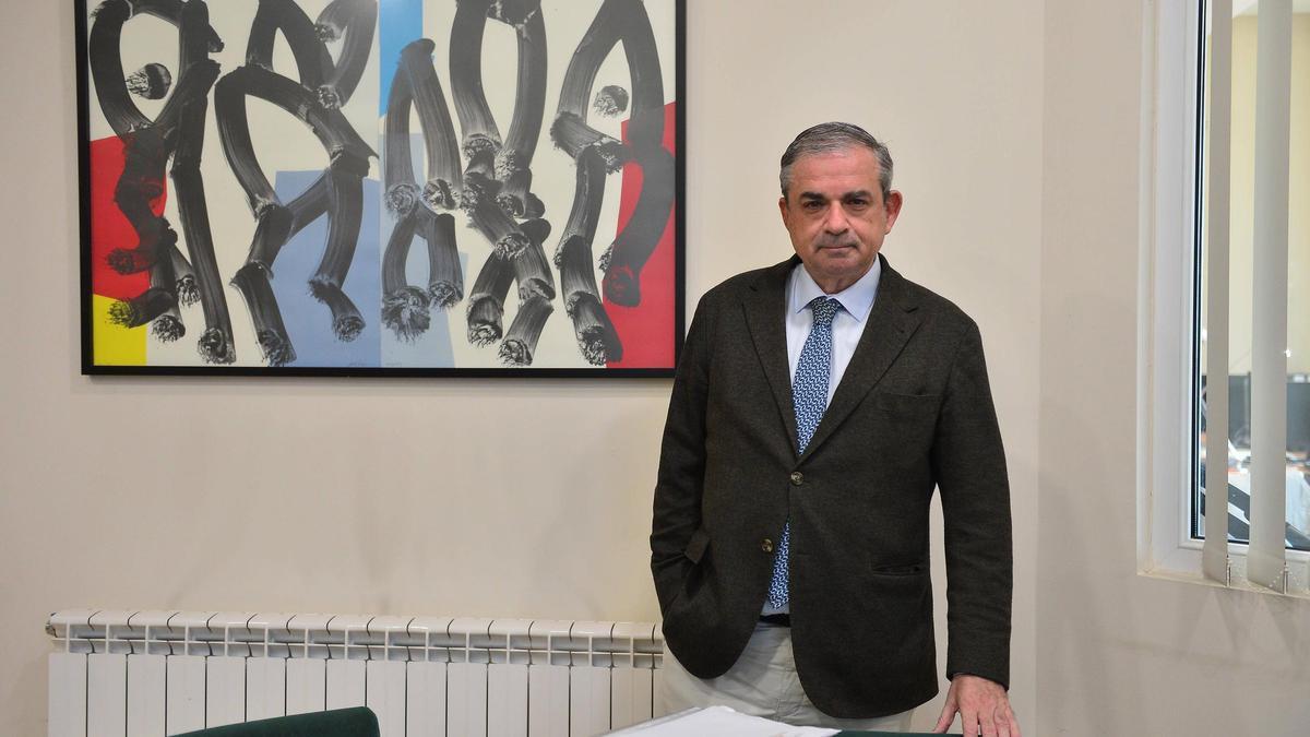 Gabriel Álvarez, presidente de la Cámara de Comercio de Cáceres.