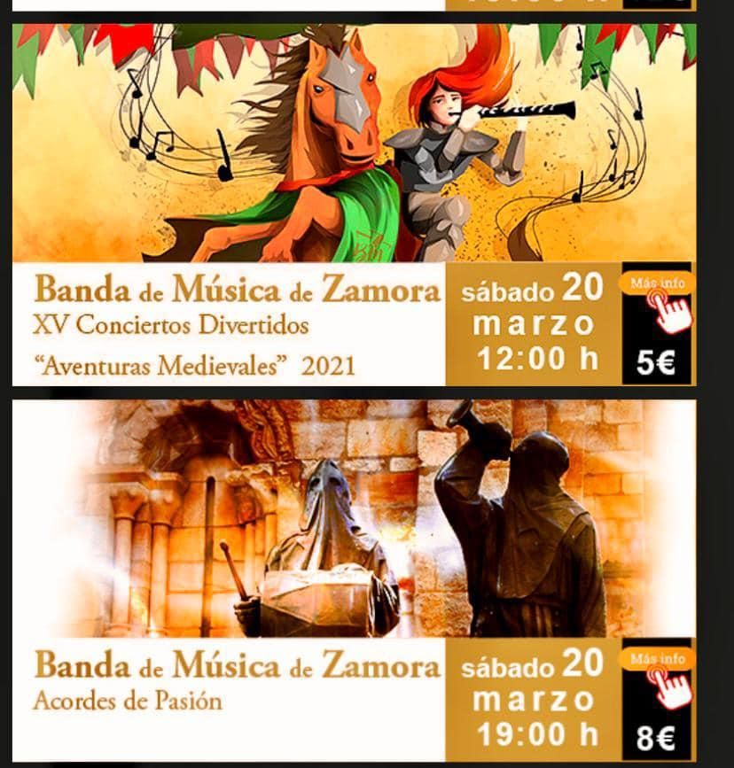 Conciertos de la Banda de Música de Zamora.