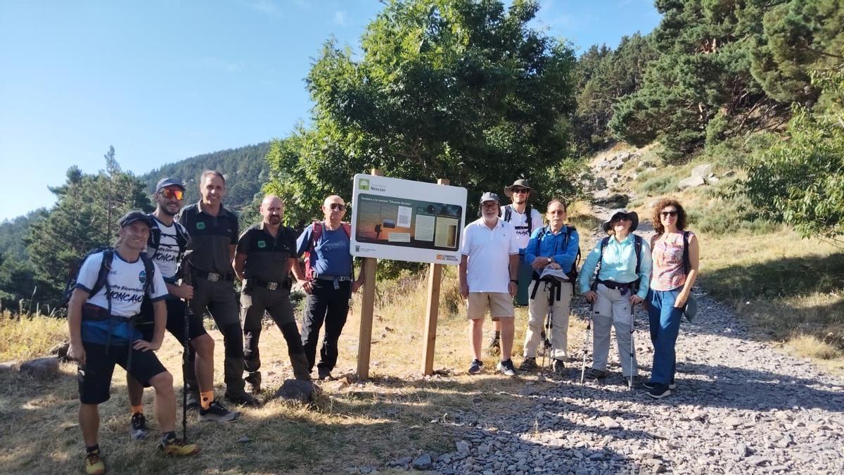 Inauguración de la Senda Novella en el Moncayo