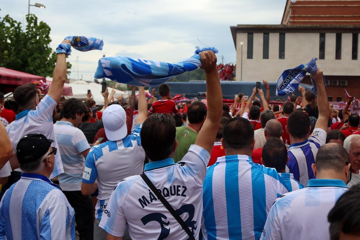 La gran final por el ascenso entre el Nástic y el Málaga CF, en imágenes