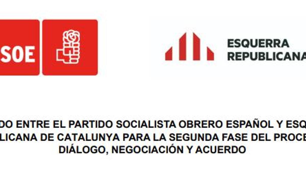 Acuerdo entre PSOE y ERC para la investidura de Pedro Sánchez (2023)
