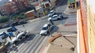 Al menos cinco accidentes en un cruce sin semáforos por una avería en El Campello