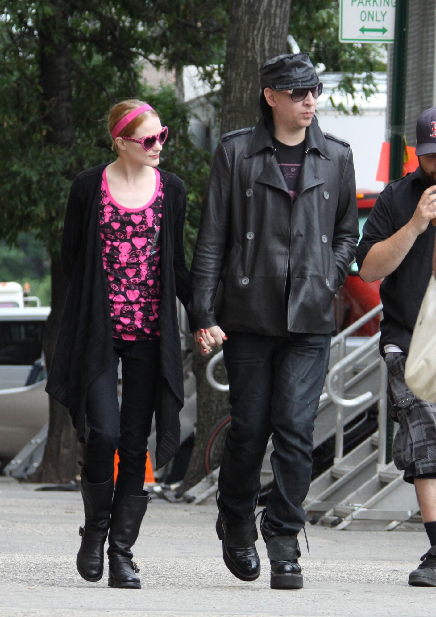 Evan Rachel Wood y Marilyn Manson