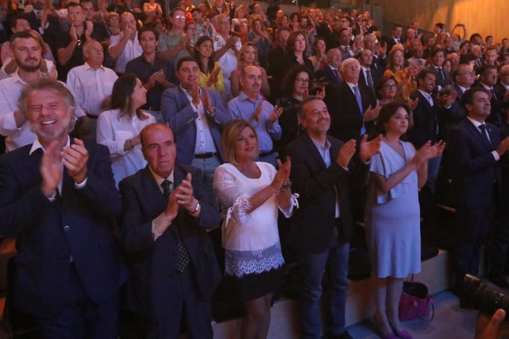 Entrega de recoocmientos de la Diputación Provincial de Málaga a Dani Rovira y María Teresa Campos.