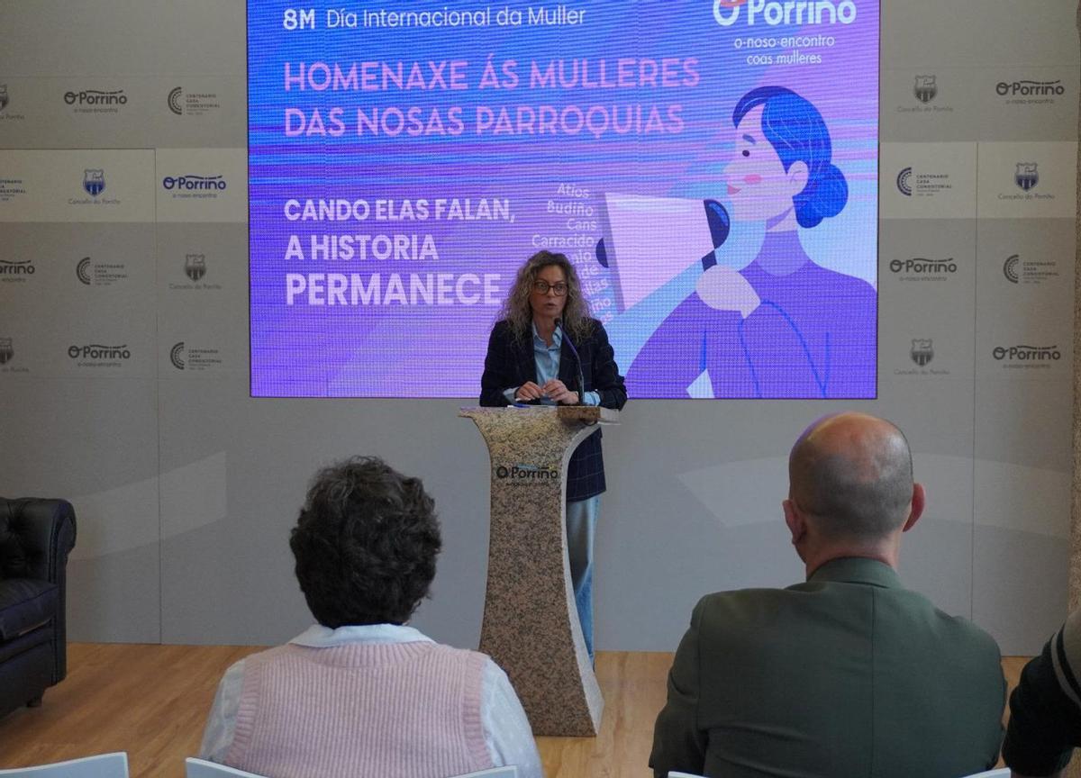 Presentación da programación do 8M no Porriño.   | // D.P.