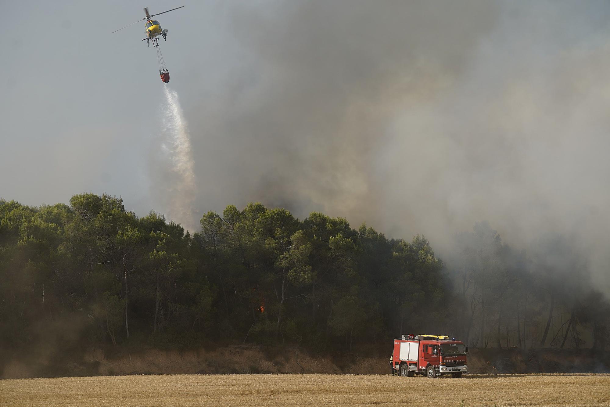 Les imatges de l'incendi de Ventalló i Vilopriu