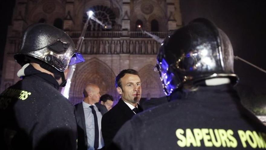 Macron quiere reconstruir Notre Dame en cinco años