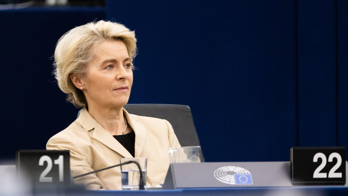 Ursula von der Leyen, presidenta de la Comisión Europea.