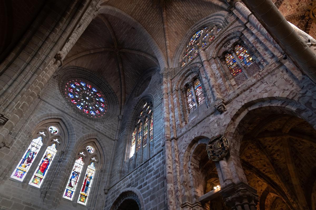 El interior de la catedral