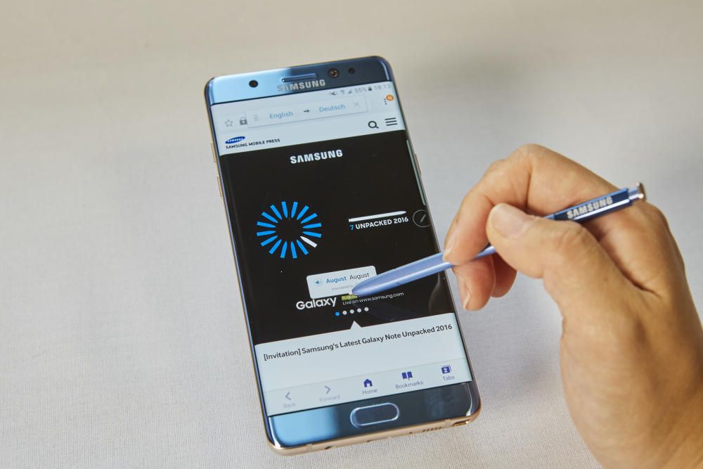 Nuevo Samsung Galaxy Note 7.