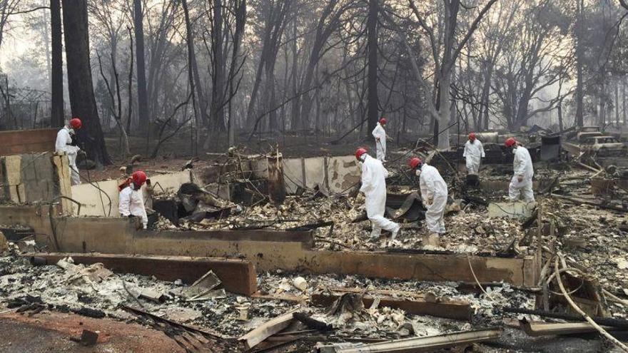 Más de mil desaparecidos en los incendios de California