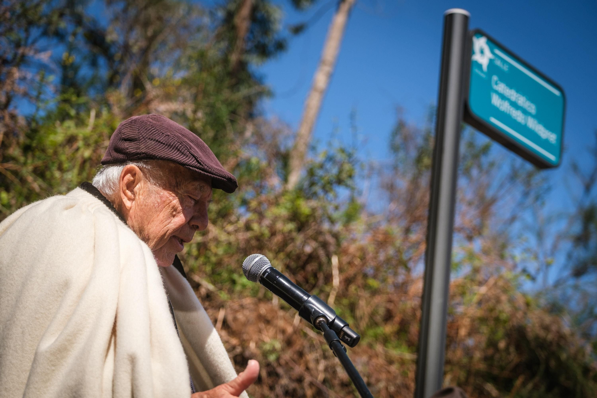 Inauguración de la calle Catedrático Wolfredo Wilpret