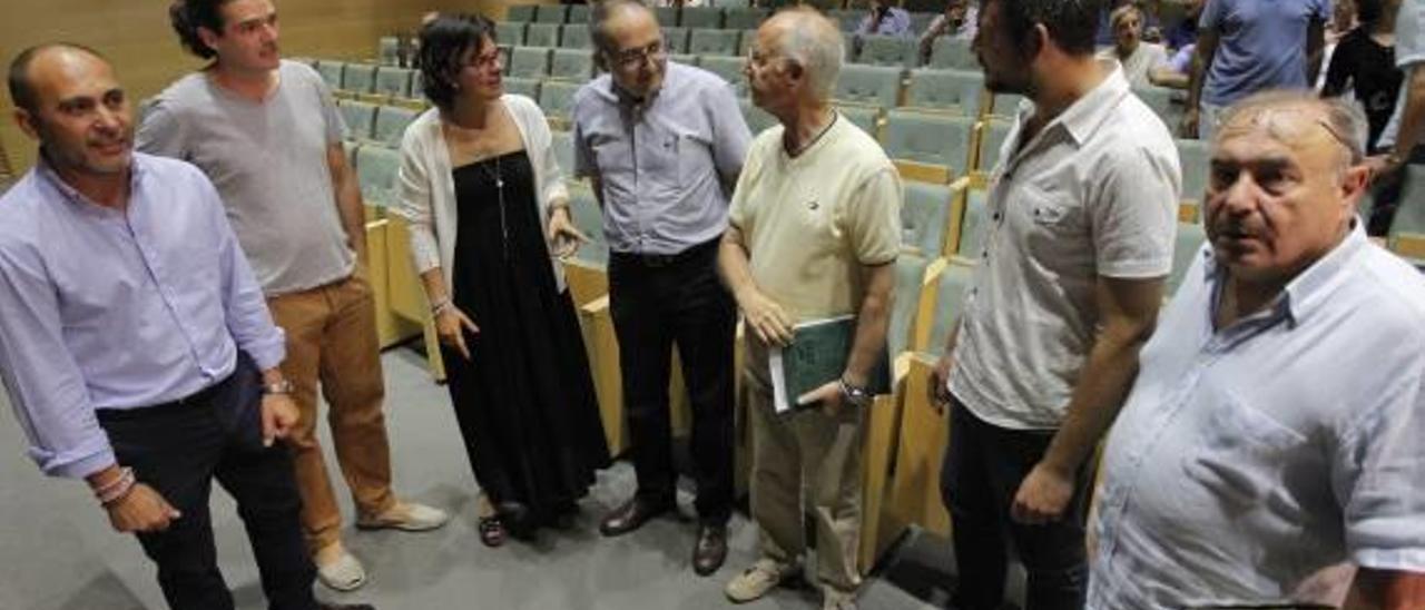 Participantes en las jornadas sobre la costa.