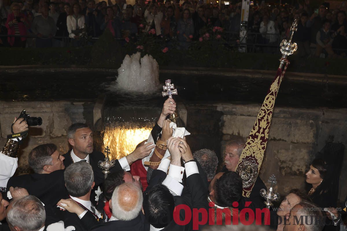 Fiestas de Caravaca: procesión del Baño (procesión, parlamento y baño de la Cruz)