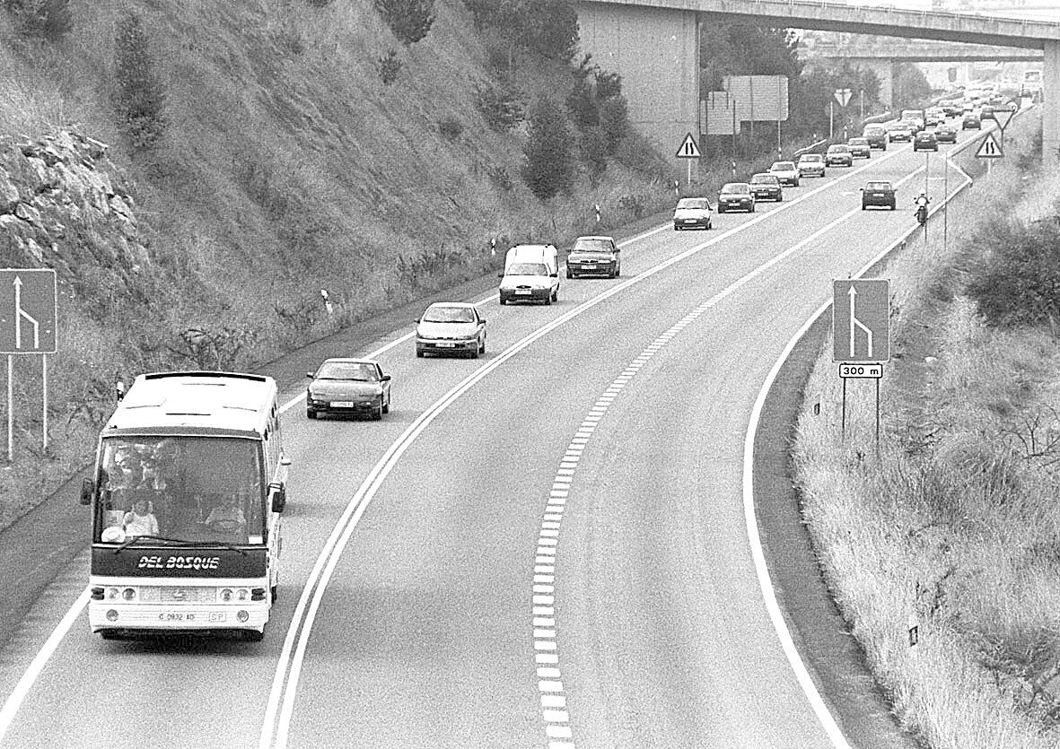 1999: Atascos en la Variante de Avilés